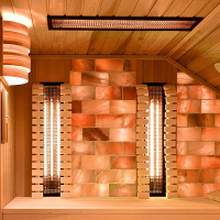 Combined rooftop sauna