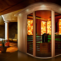 Combined sauna for family