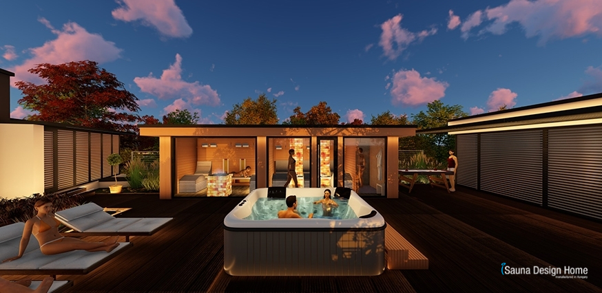 View of Penthouse wellness terrace London