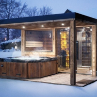 Panorama sauna house