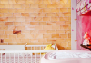Himalayan salt therapy in baby room