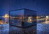 Modern Mirror glass sauna