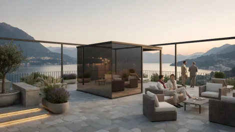 premium mirror sauna