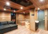 Finnish sauna house with Himalayan therapy