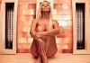 Combined sauna with Himalayan salt therapy