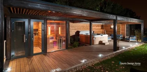 Custom wellness sauna house