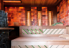 Combined sauna with Himalayan salt