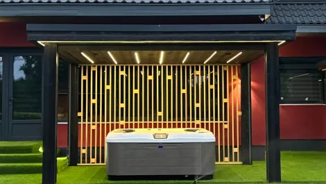 pergola, color pergola, pergola with shades