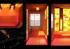 Infrared sauna and steam sauna