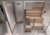 Indoor sauna in minimalist Design 