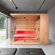 Bio sauna with hidden sauna heater Bio sauna with hidden sauna heater