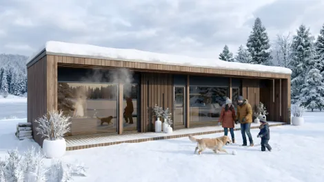 Design sauna house