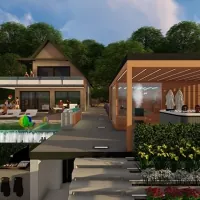 Garden design with sauna Garden design with sauna