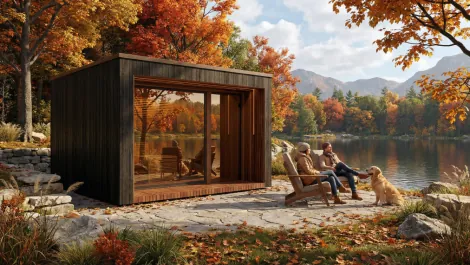 Outdoor sauna