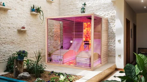Biosauna with Himalayan Salt Therapy Biosauna with Himalayan Salt Therapy