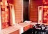 Outdoor combined sauna house