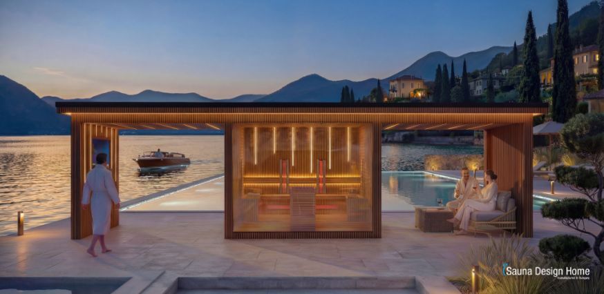 modern sauna house