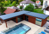 Custom wellness house from above