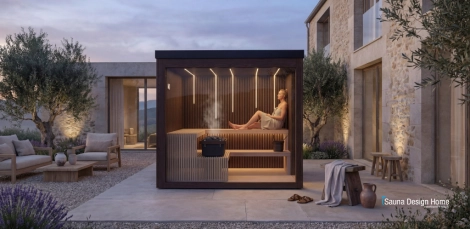 Unique outdoor sauna