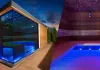 Outdoor finnish sauna house