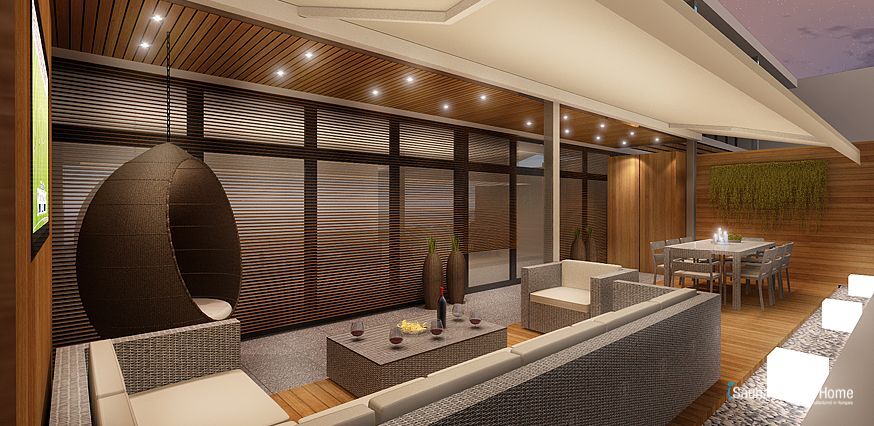Luxury terrace design