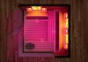 Combined sauna with Himalayan salt