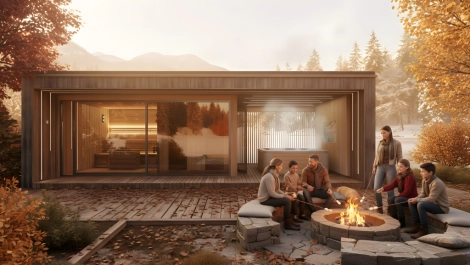 Joy Lagoon Outdoor Sauna house Joy Lagoon Outdoor Sauna house