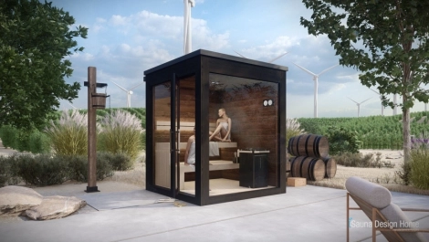 outdoor sauna, finnish sauna, outdoor finnish sauna