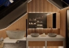 Wood in bathroom