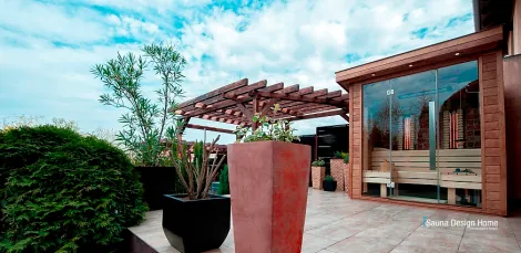 Outdoor combined sauna Outdoor combined sauna