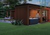 Modern sauna house