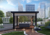 Pergola in Black with zipSCREEN Shading