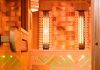 Combined sauna with salt therapy