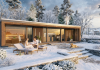 Luxury garden sauna