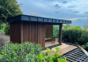 Outdoor sauna house