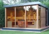 Outdoor sauna house with shower Outdoor sauna house with shower