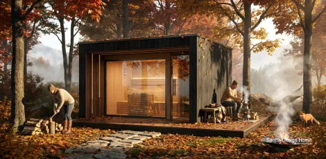 outdoor sauna