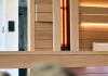 Sauna with Infrared Panels