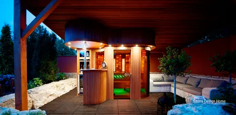 Luxury sauna house Luxury sauna house