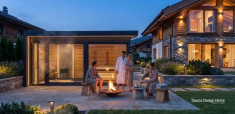 Como relax outdoor sauna