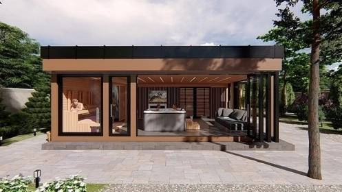 Private sauna wellness design and implementation