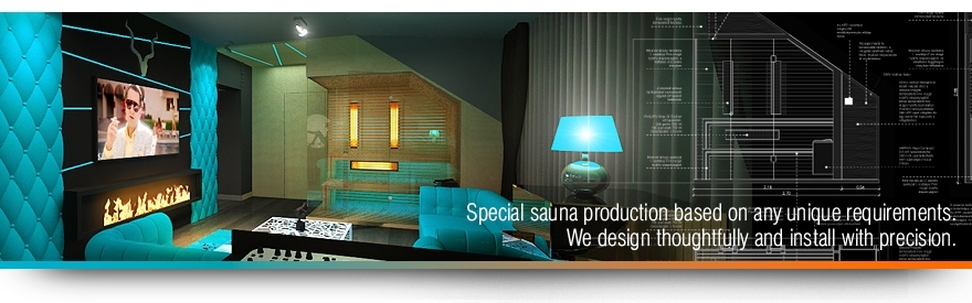 Individual built premium quality sauna