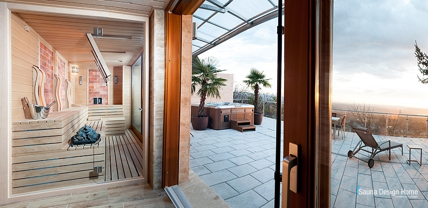 Individual panorama sauna