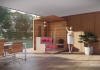 Indoor combi sauna