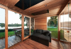 Invidual sauna house with comfort heating
