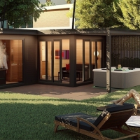 Modern sauna house 