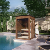 Outdoor combi sauna