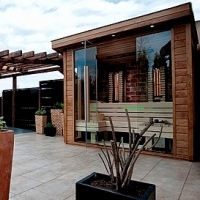 Outdoor sauna design
