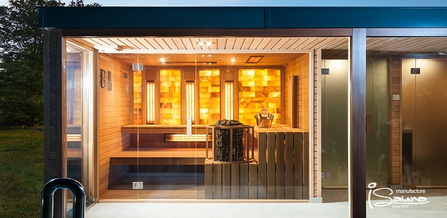 Outdoor wellness sauna house designed for generations - Szeged